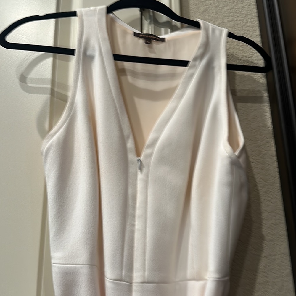 Adolfo Dominguez jumpsuit in cream wide leg - Picture 3 of 5